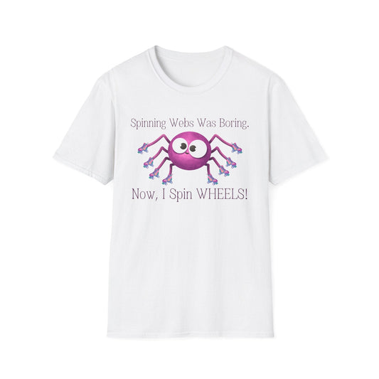 Roller Skating Spider Softstyle T-Shirt