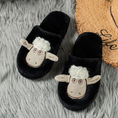 Sheep Round Toe Slippers