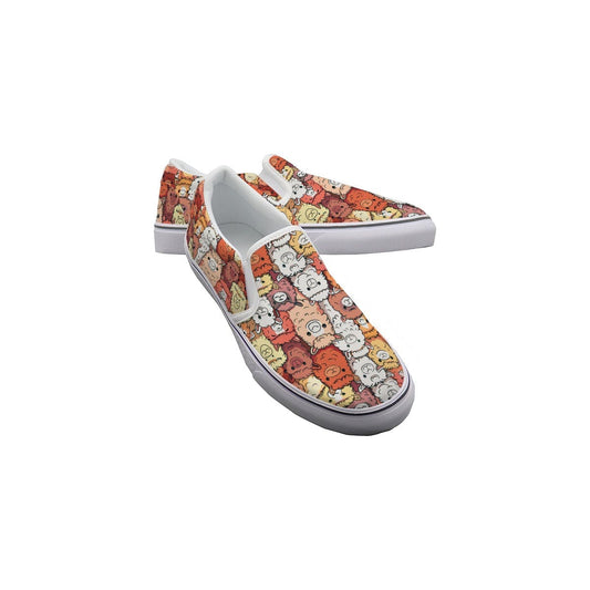 Women’s Slip On Alpaca Print Sneakers