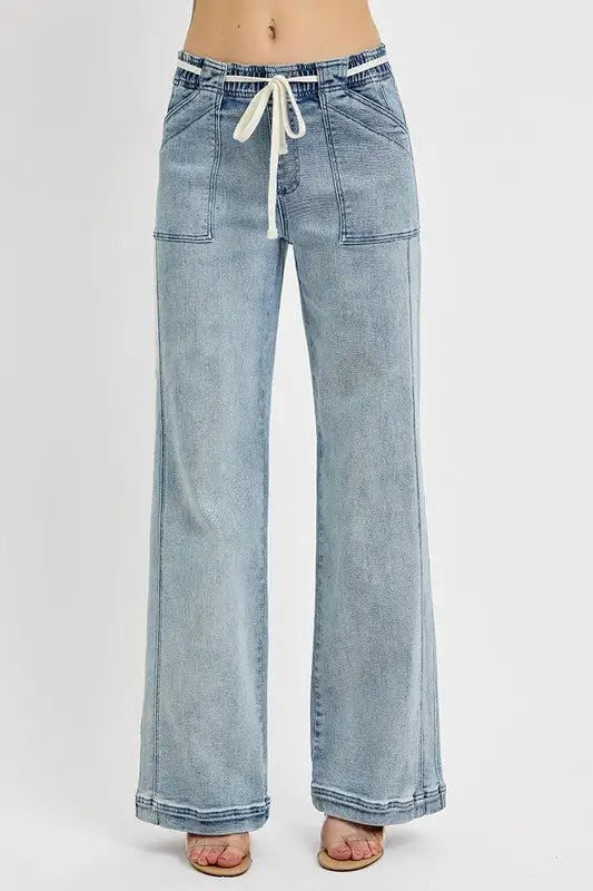 Straight Leg Jeans - Straight Jeans