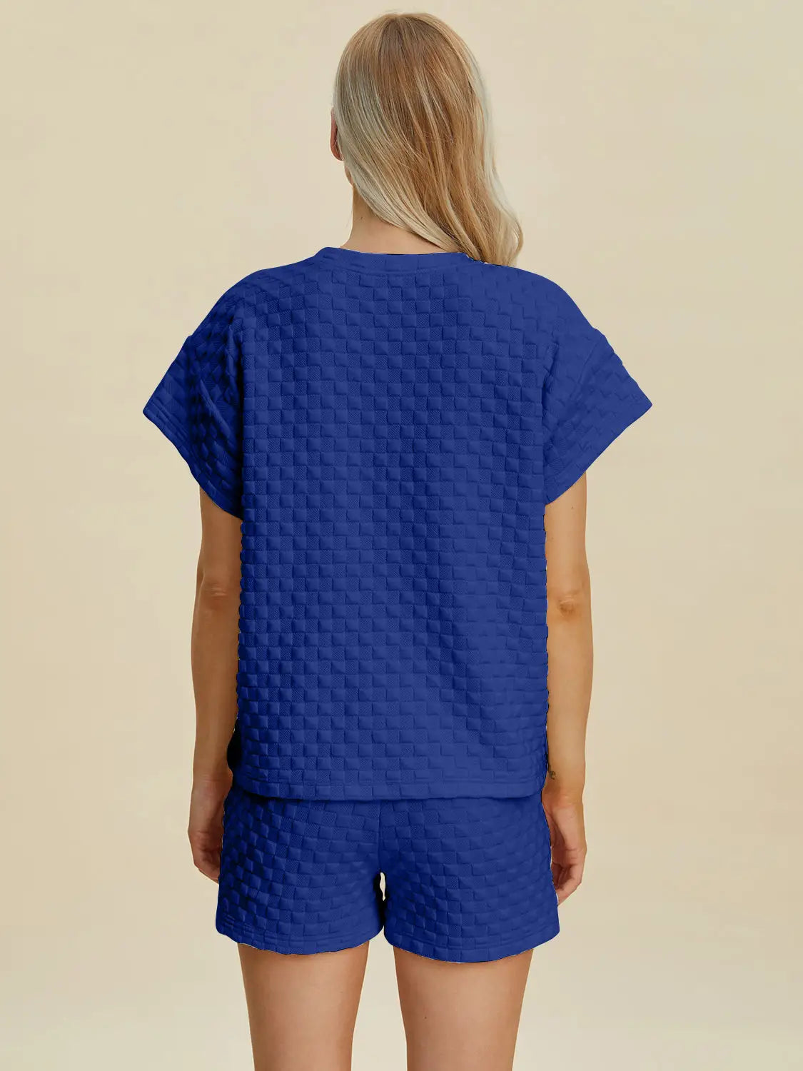 Texture T-Shirt and Shorts Set - Eclectage