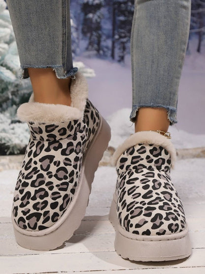 Thermal Leopard Platform Boots 2 Colors