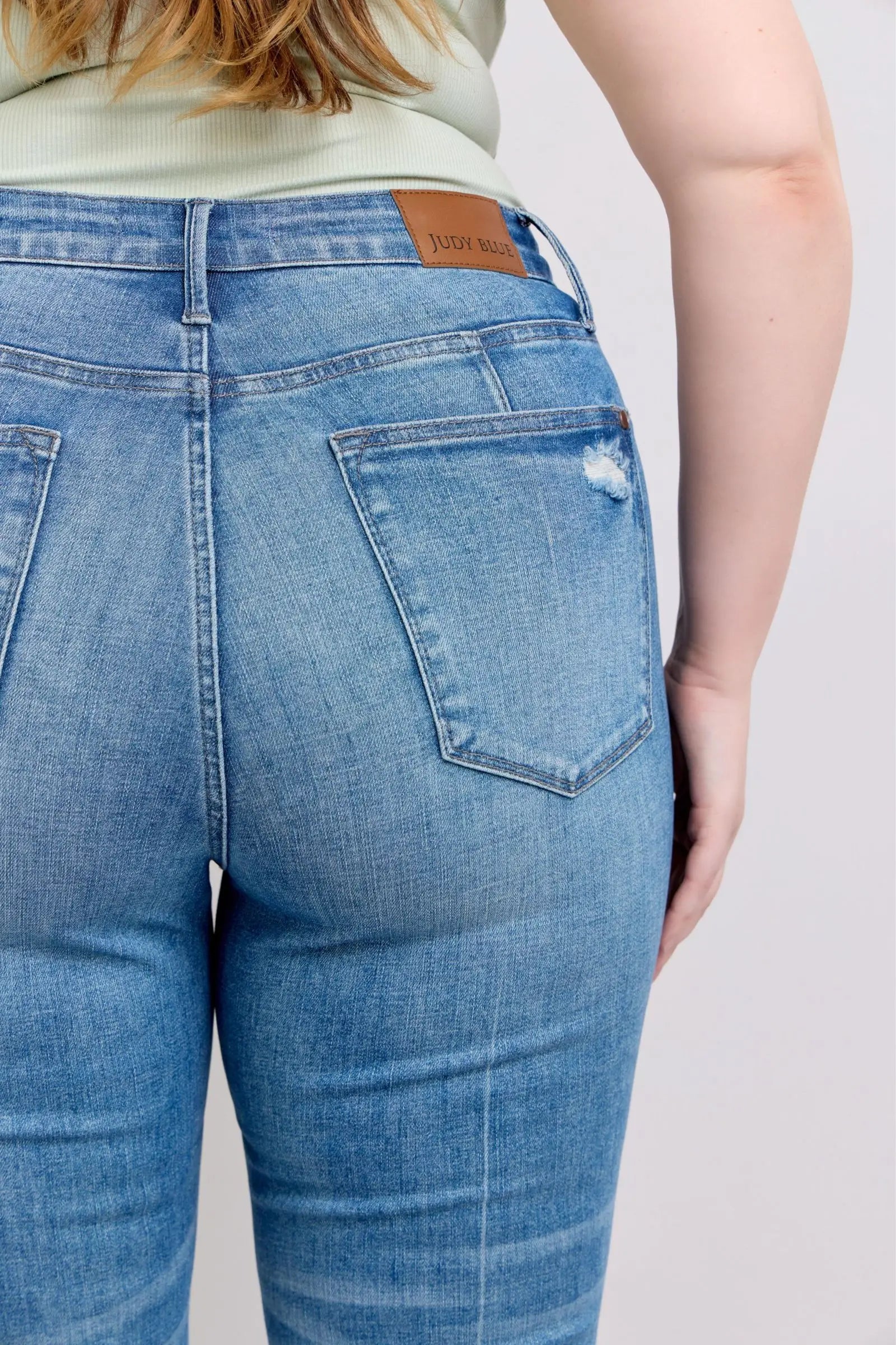 Tummy Control Vintage Wash Boot Jeans - Eclectage