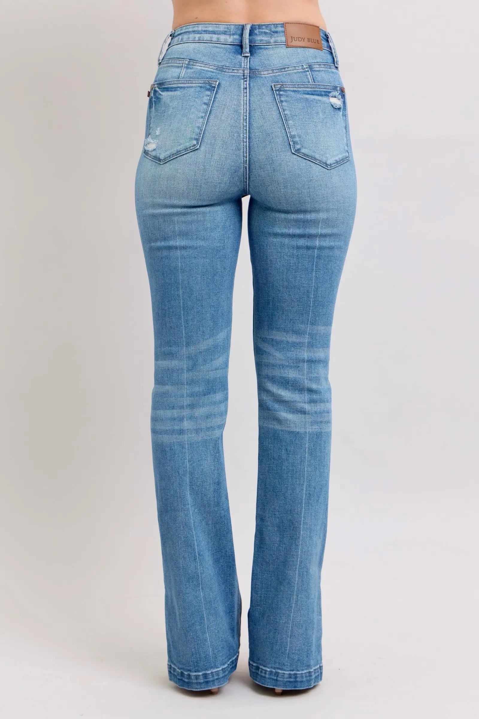 Tummy Control Vintage Wash Boot Jeans - Eclectage