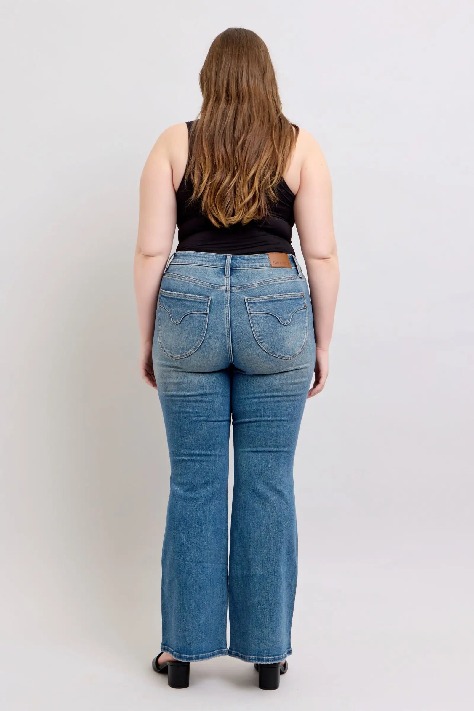 Tummy Control Vintage Wash Jeans - Eclectage