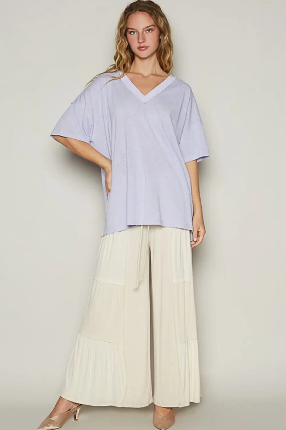V-Neck Half Sleeve T-Shirt - Eclectage