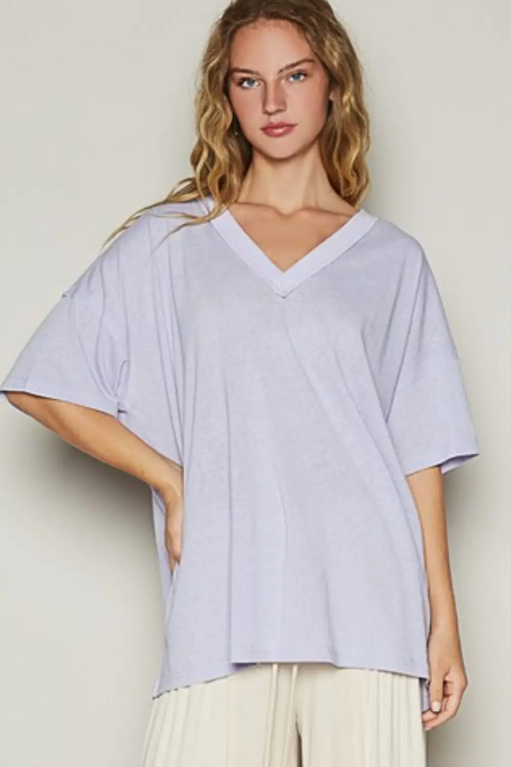 V-Neck Half Sleeve T-Shirt - Eclectage