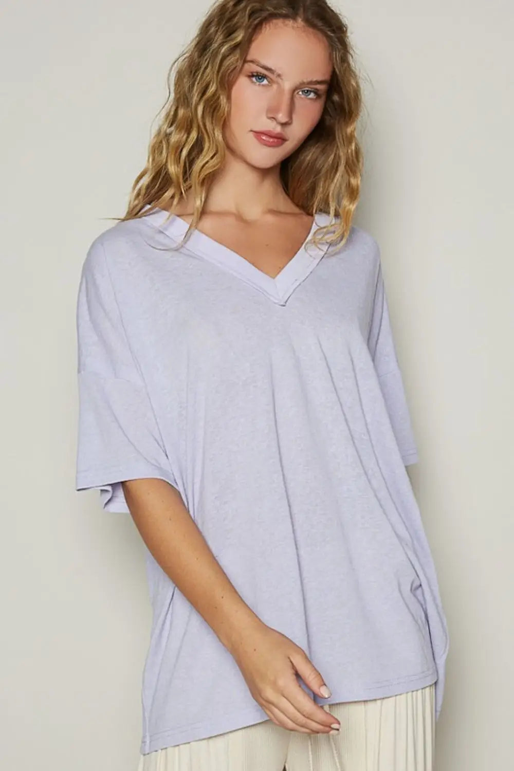 V-Neck Half Sleeve T-Shirt - Eclectage