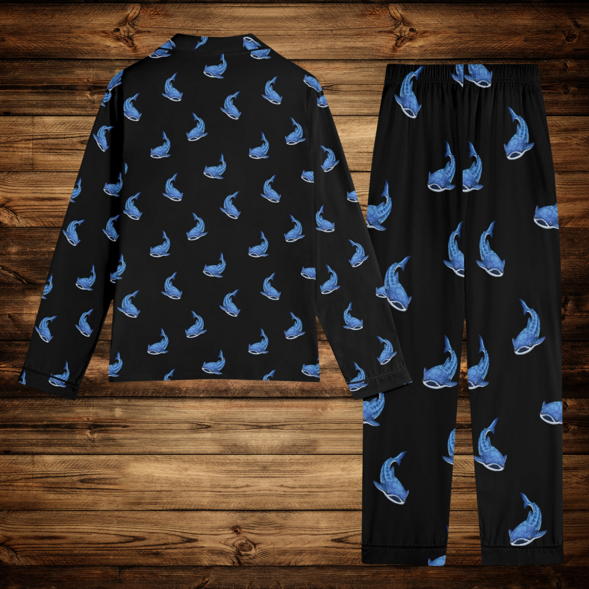 Whale Shark Pajama Shirt and Pants Set