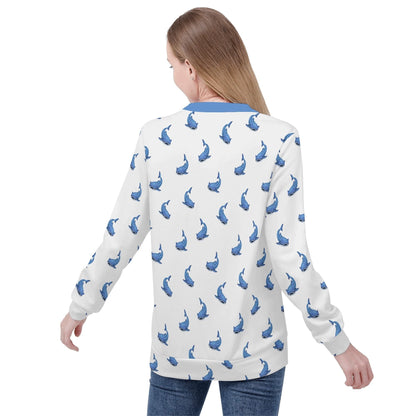 Whale Shark Print Sweatshirt