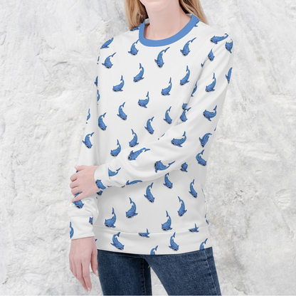 Whale Shark Print Sweatshirt