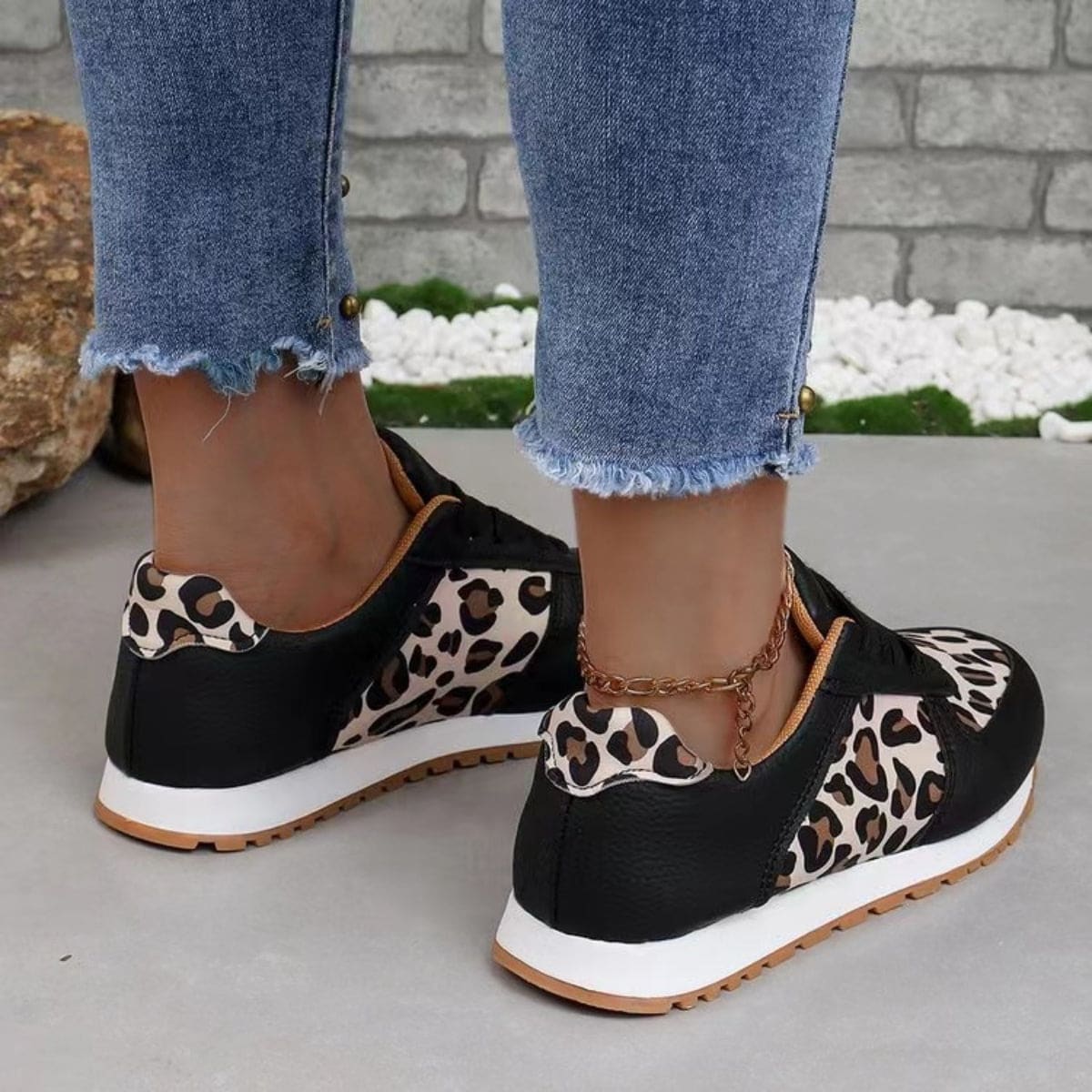 Animal Print Athletic Shoes 4 Colors